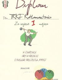 Dyplom dla TKKF Kotłomontaż